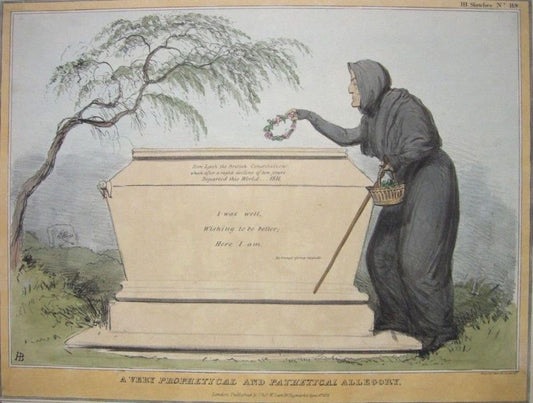 A very Prophetical and Pathetical Allegory - Lithograph by J. Doyle - 1831 1831