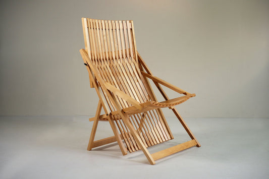 A1 Rocking Chair and A4 Ottoman by Jean-Claude Duboys for Attitude, 1980s