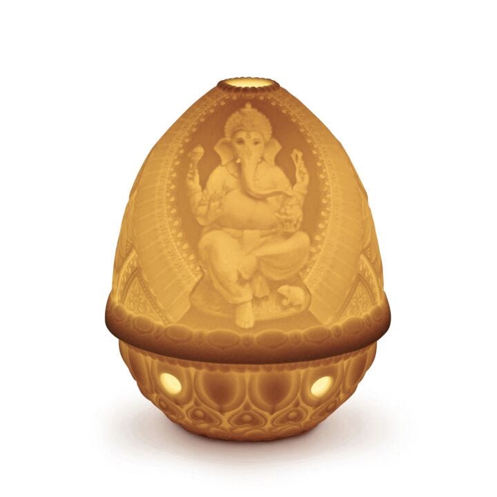 Lord Ganesha Lithophane by Lladró