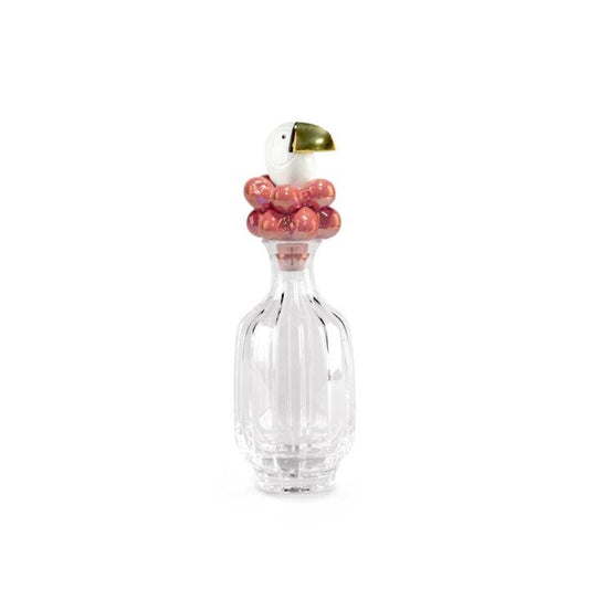Toucan Glass Bottle by Lladró #Golden Luster
