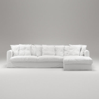 Decotique Le Grand Air 3-Seater Sofa Chaise Right White