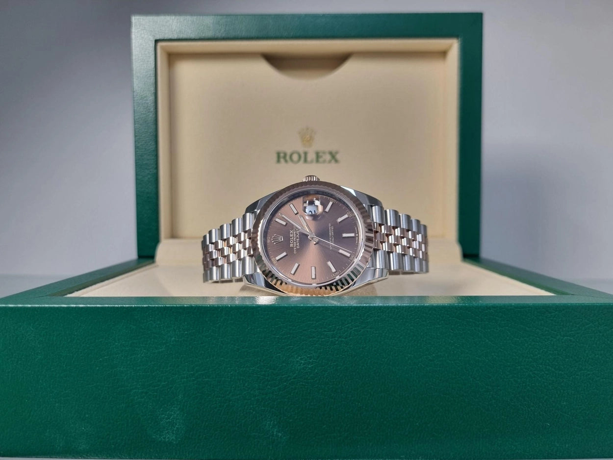 [빈티지/매장즉시발송] Rolex® Datejust 41 (41mm | 초코 바인덱스 | 로즈골드 | 플루쥬빌)