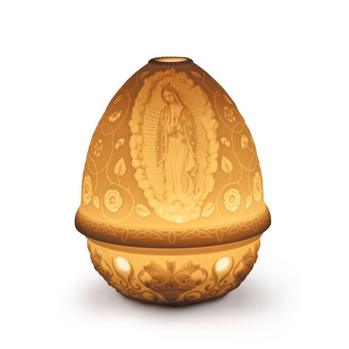 Our Lady of Guadalupe Lithophane by Lladró