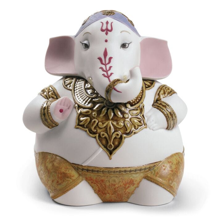 Ganesha Figurine by Lladró