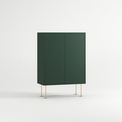 Decotique Vogue Cabinet 64 Green/Brass