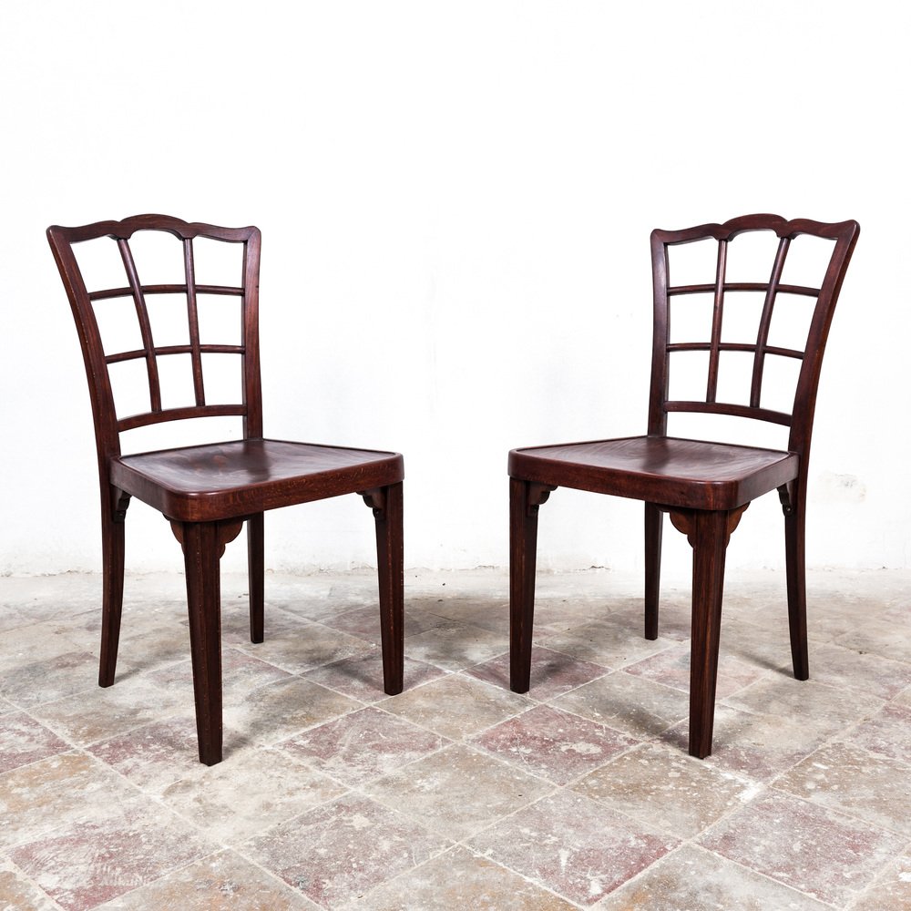 A562 Dining Chairs by Otto Prutscher for Thonet, 1890s, Set of 2