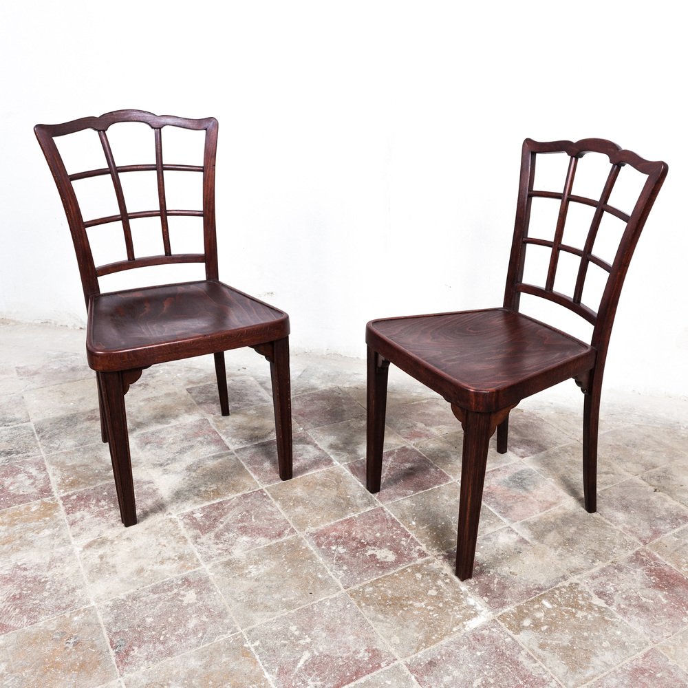 A562 Dining Chairs by Otto Prutscher for Thonet, 1890s, Set of 2