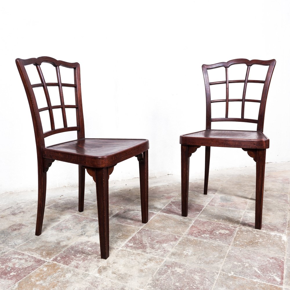 A562 Dining Chairs by Otto Prutscher for Thonet, 1890s, Set of 2