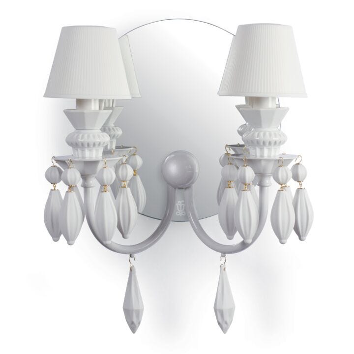 Belle de Nuit 2 Lights Wall Sconce by Lladró #White (CE/UK/CCC)