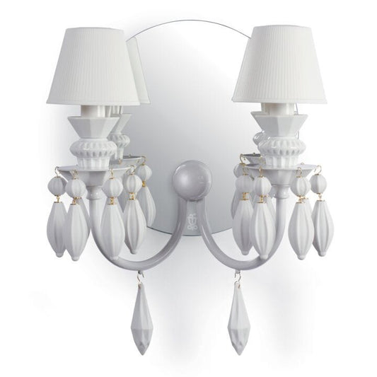 Belle de Nuit 2 Lights Wall Sconce by Lladró #White (CE/UK/CCC)