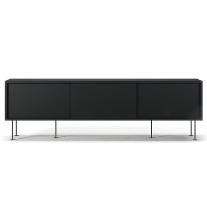 Decotique Vogue TV Bench With Legs 180 Anthracite/ Black