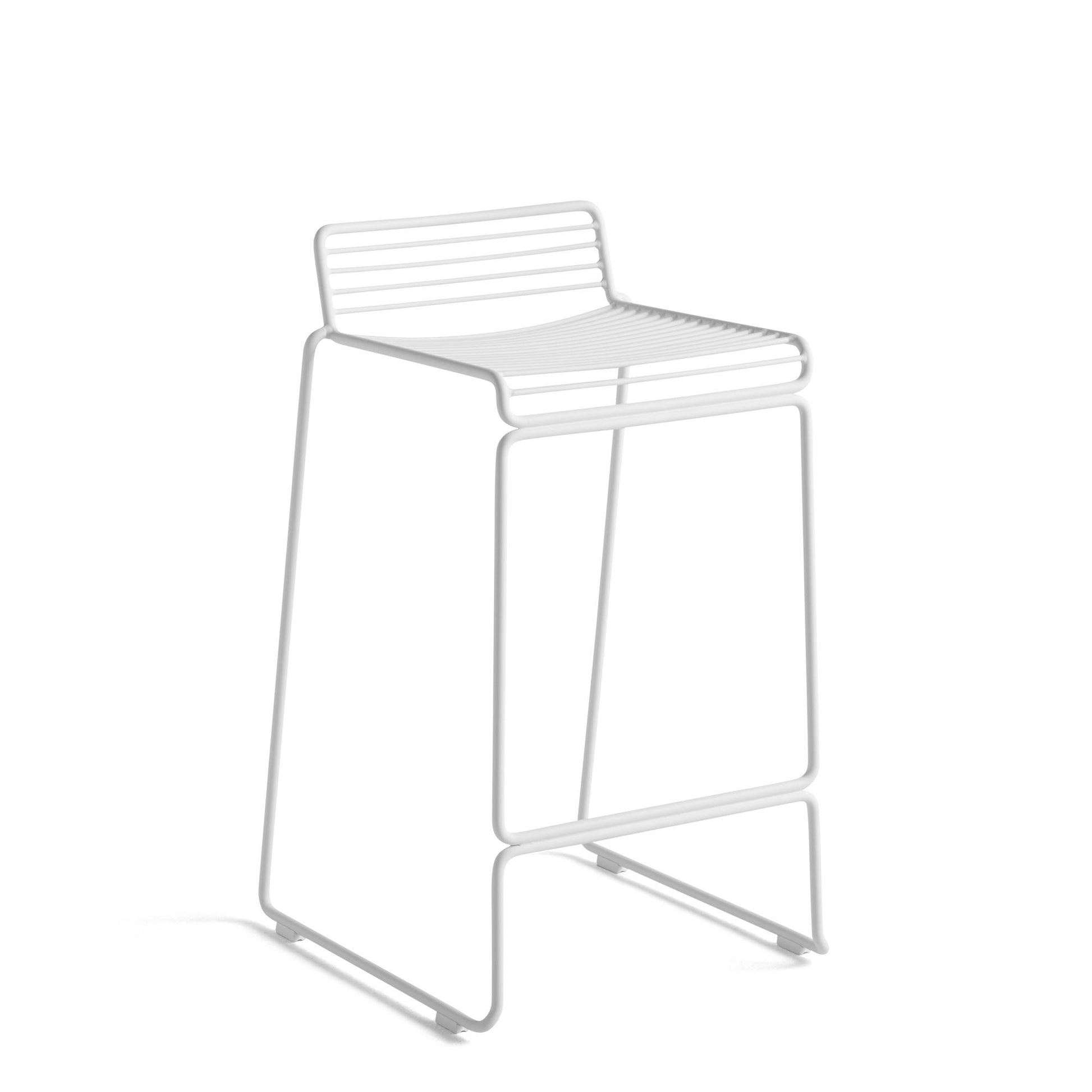 Hee Bar Stool by HAY #Silver