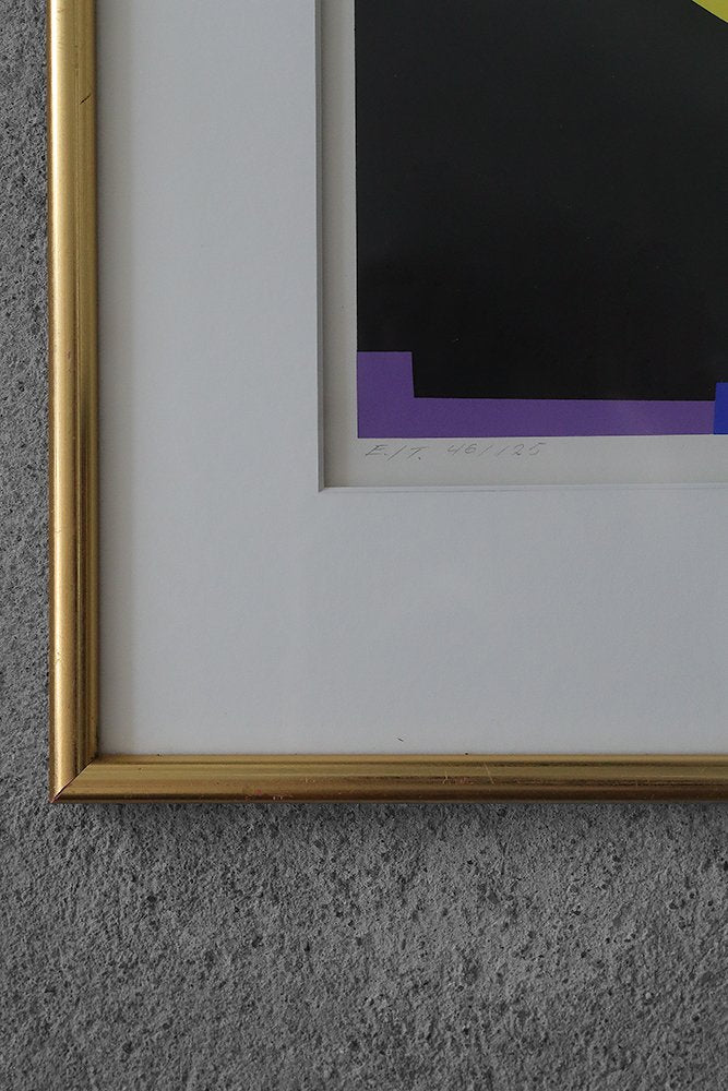 Aage Schmidt, Aage Schmidt, Komposition, Color Lithography, 1987, Framed, 1987, Lithograph