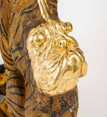 Aaron Hinojosa, The Bulldog Tiger, 20th-Century, Mixed Media-UQL-1187611