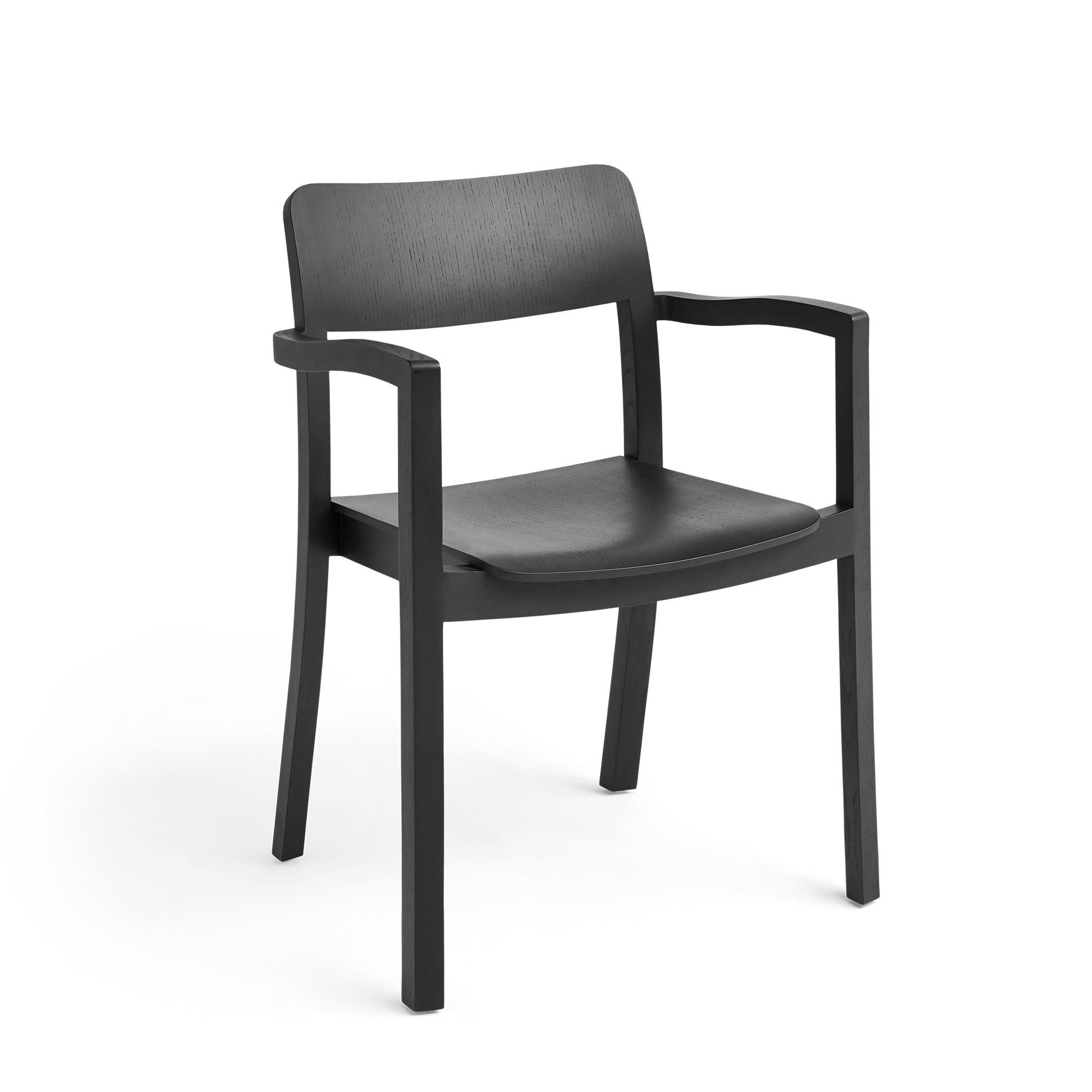 Pastis Dining Chair with Armrest by HAY #Black