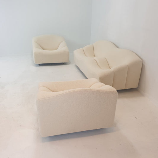 ABCD Sofa and Armchairs by Pierre Paulin for Artifort, 1960s, Set of 3