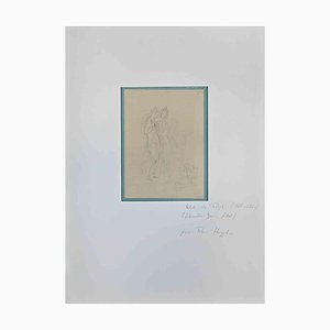 Abel de Pujol, Female Figures, Pencil Drawing, Early 19th Century-ZCI-1759238