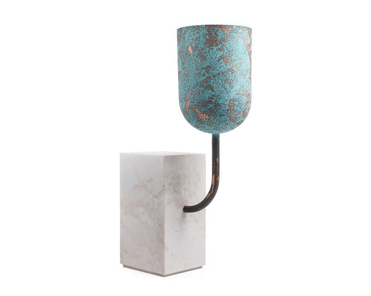 Aboram Large Vase in Dolcevita Marble by Sam Baron for JCP Universe