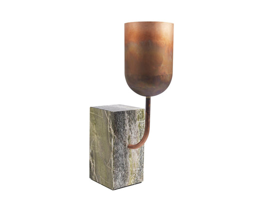 Aboram Large Vase in Irish Green Marble by Sam Baron for JCP Universe