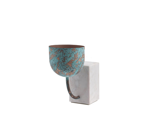 Aboram Small Vase in Dolcevita Marble by Sam Baron for JCP Universe