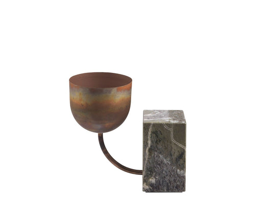 Aboram Small Vase in Irish Green Marble by Sam Baron for JCP Universe