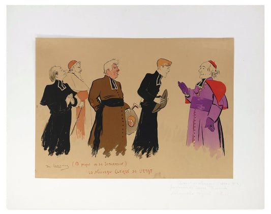 About Separation - Lithograph by Daniel de Losques - Early 20th Century Early 20th Century