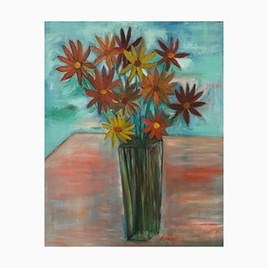 Abraham Dayan, Les Marguerites, 1997, Oil on Canvas-CHG-916652