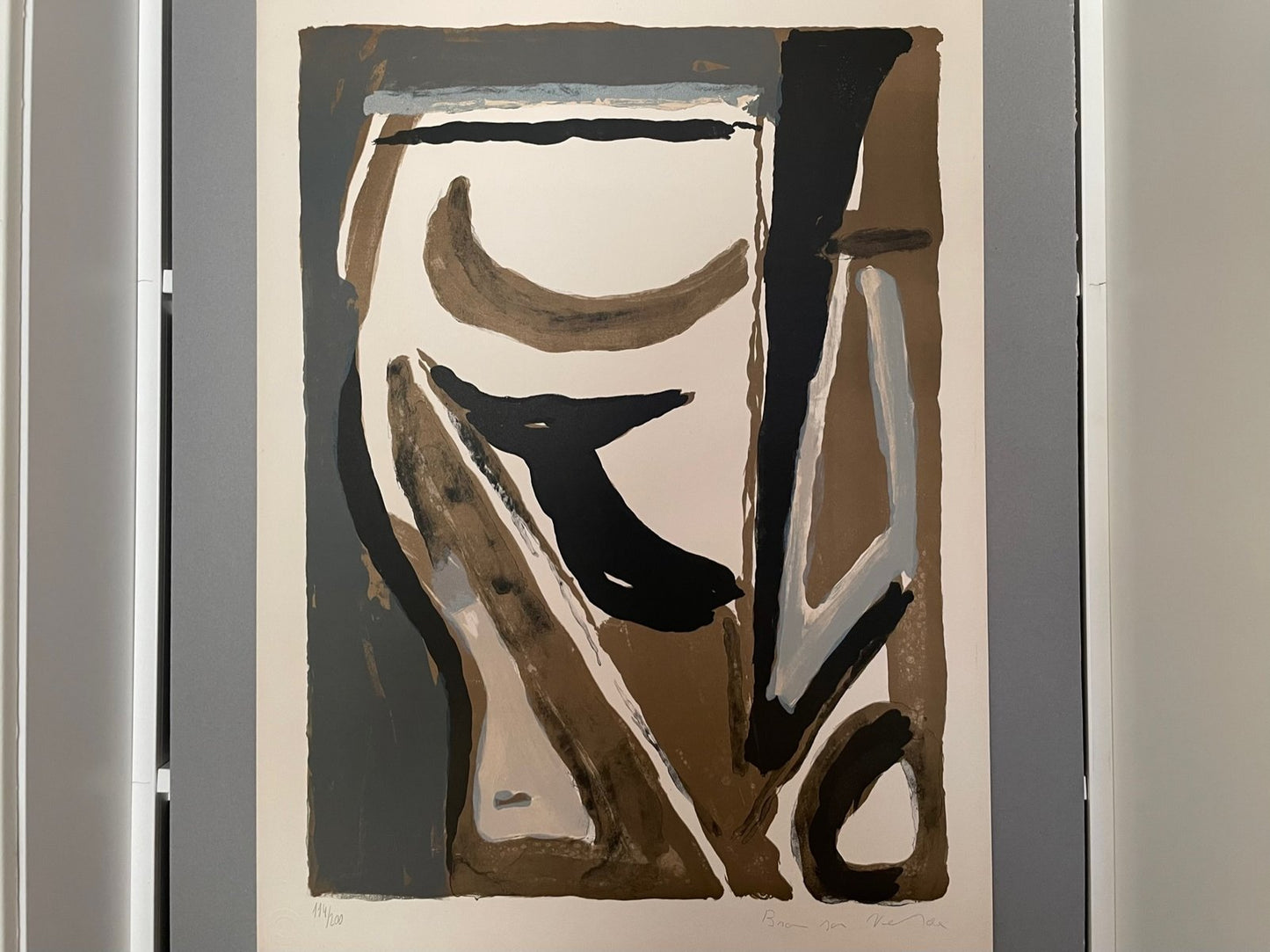 Abraham Gerardus Van Velde, Composition, 1970, Multiple on Paper