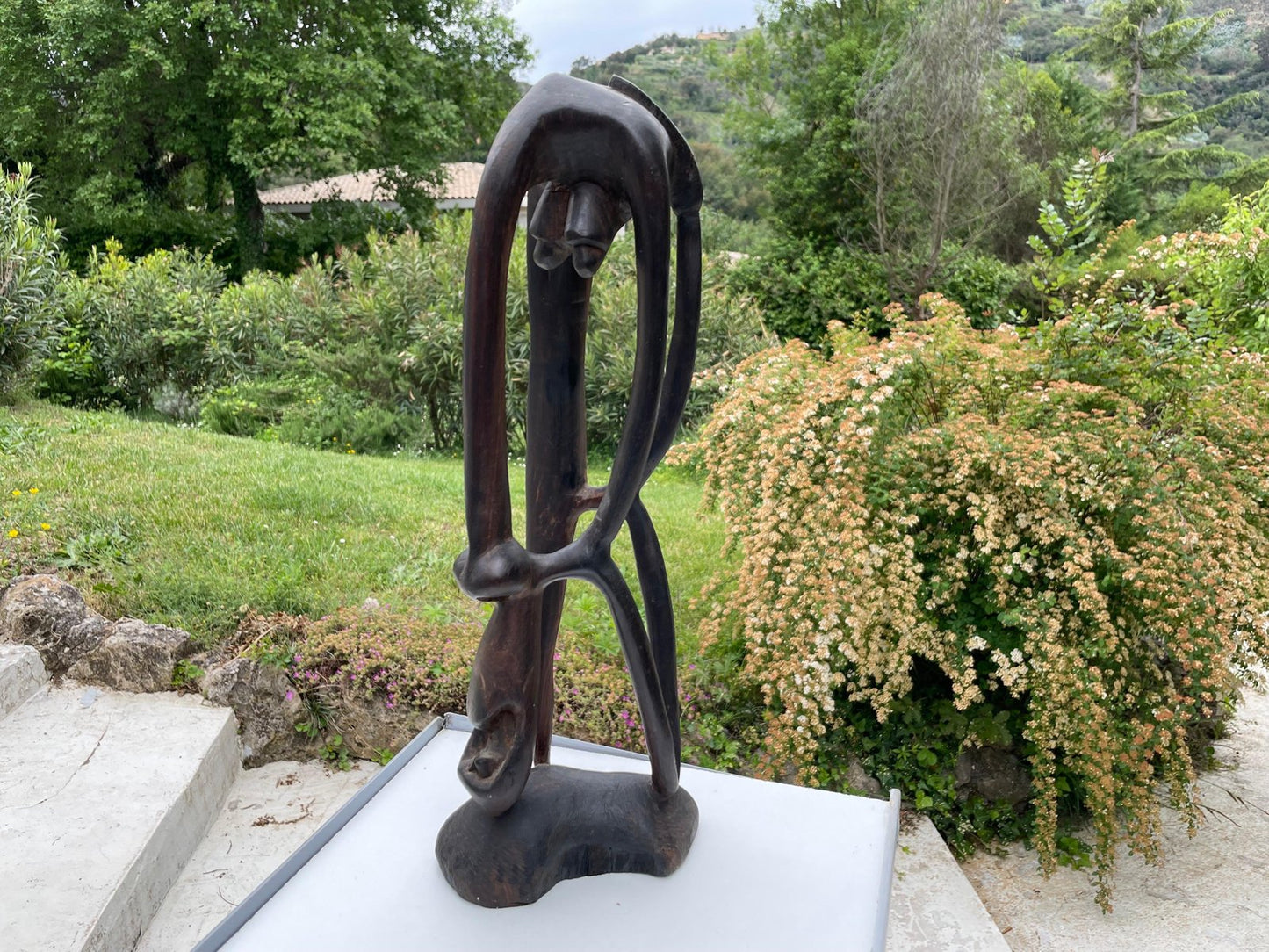 Abstract African Wooden Sculpture, 1950s