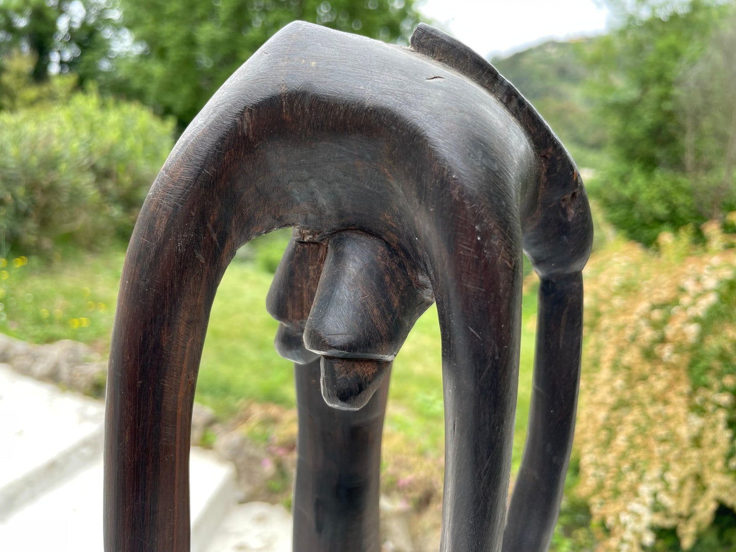 Abstract African Wooden Sculpture, 1950s