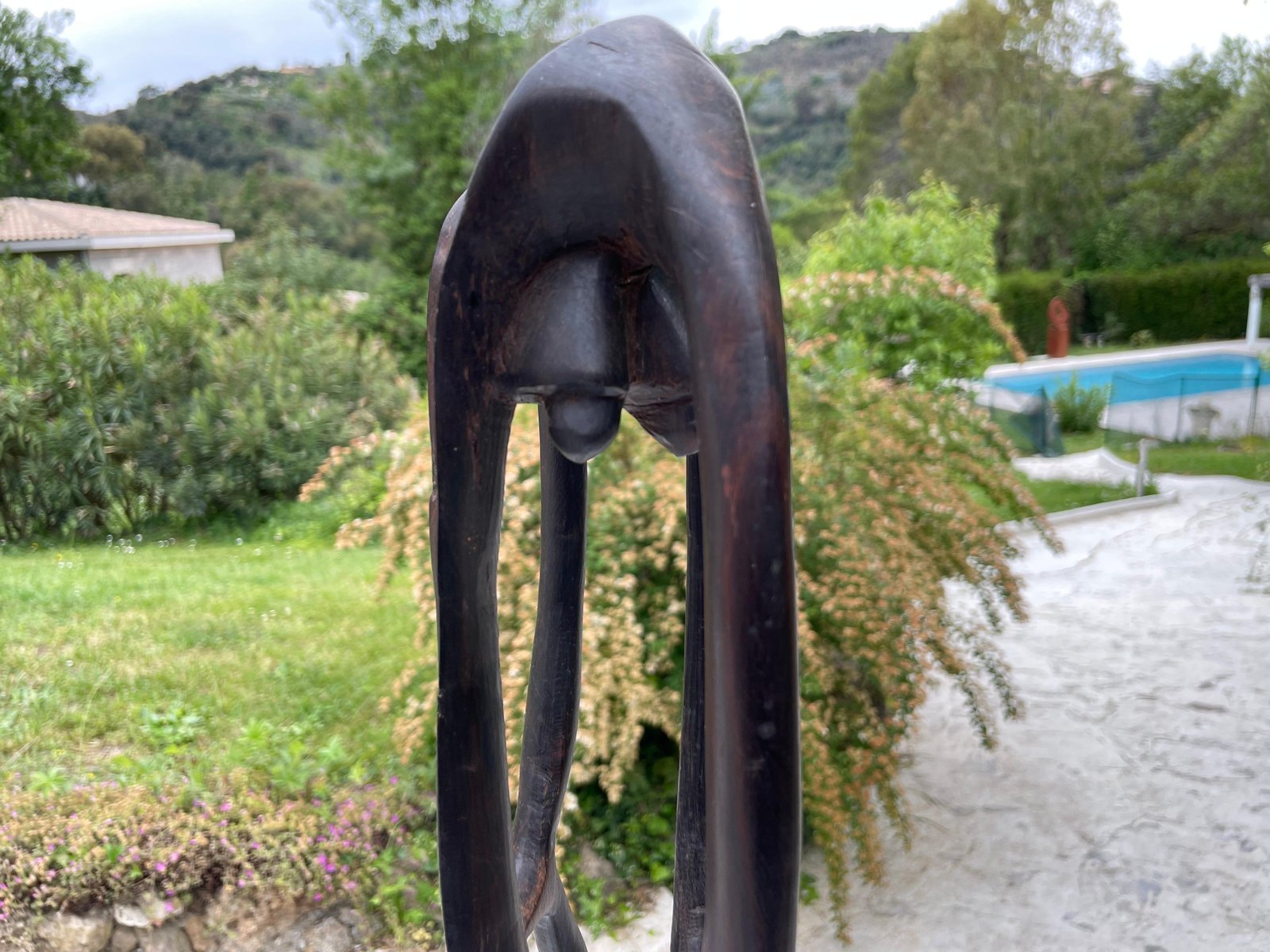 Abstract African Wooden Sculpture, 1950s