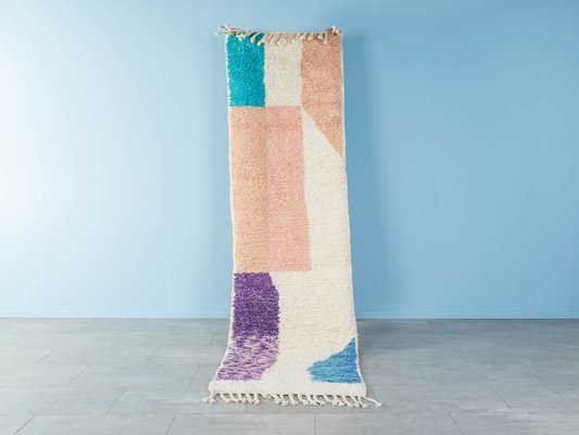 Abstract Berber Runn Rug, 2010s-GPP-1383915