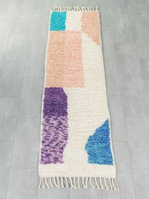 Abstract Berber Runn Rug, 2010s-GPP-1383915