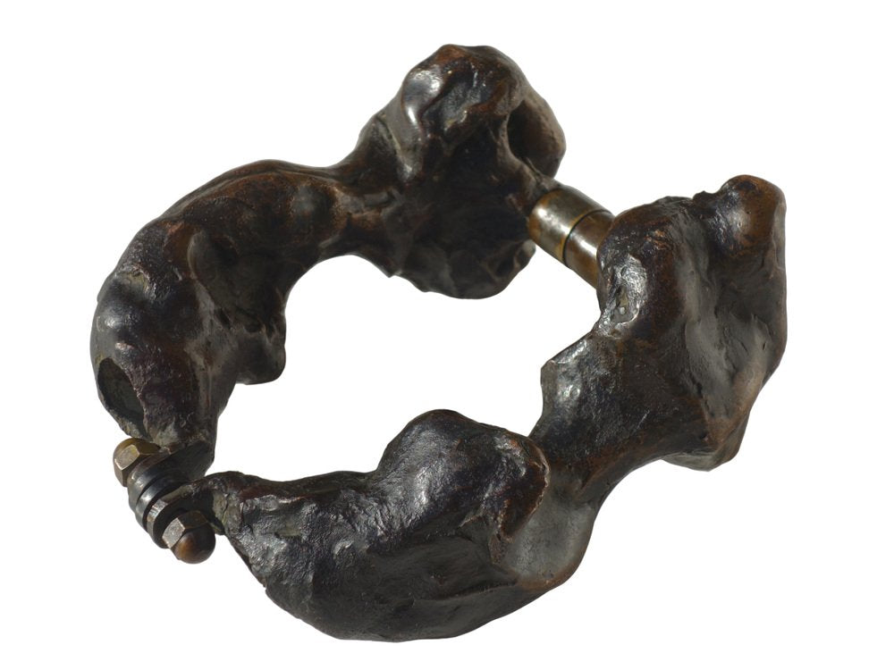 Abstract Bronze Sculpture Handle for Push Door, 1960s