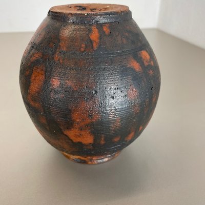 Abstract Ceramic Studio Pottery Vase by Gerhard Liebenthron, Germany, 1970s-QZ-1114575