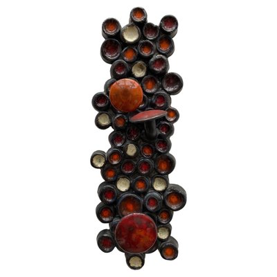 Abstract Ceramic Wall Sculpture from Perignem, Belgium-KL-1259932