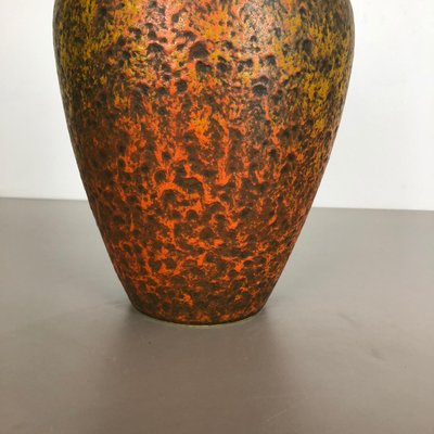 Abstract Colorful Pottery Floor Vase from Silberdistel, Germany, 1950s-QZ-1114563