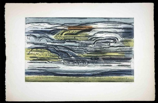 Abstract Composition, Original Etching, 1970s-ZCI-1163758