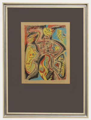 Abstract Composition - Original Lithograph by André Masson - 1970s 1970s-ZCI-757459