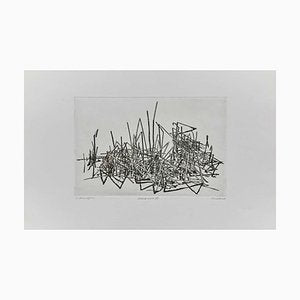 Abstract Etching on Paper, Holland, 1980s-WM-1291551