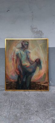 Abstract Figure, 1966, Oil on Canvas, Framed-AIF-1795948