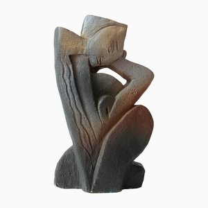 Abstract Figure in Ceramic, 1980s-IXK-1408760