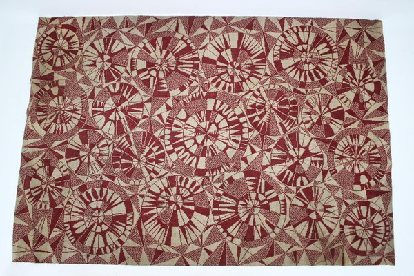 Abstract Geometric Carpet, 1960s-TZ-973357