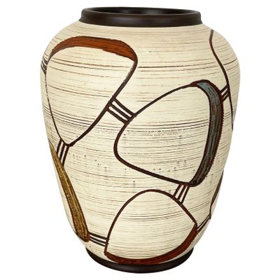 Abstract German Colorful Ceramic Pottery Vase by Franz Schwaderlapp for Sawa, 1950s-QZ-1143226