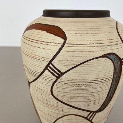 Abstract German Colorful Ceramic Pottery Vase by Franz Schwaderlapp for Sawa, 1950s-QZ-1143226