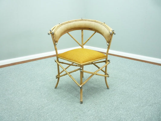 Abstract Handmade Bamboo Chair, 1920s