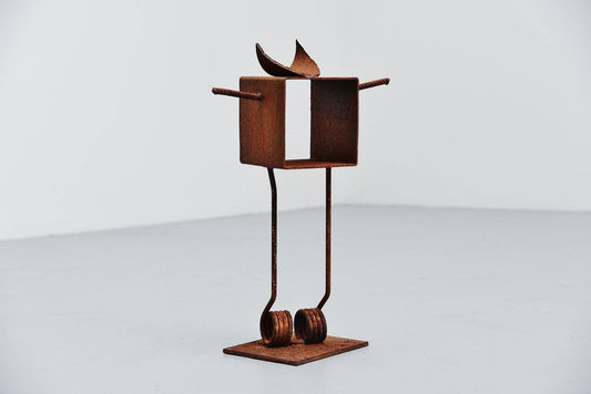 Abstract Modern Figure Sculpture by Theo Niermeijer, 1970