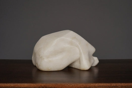 Abstract Nude Marble Sculpture, 1970s