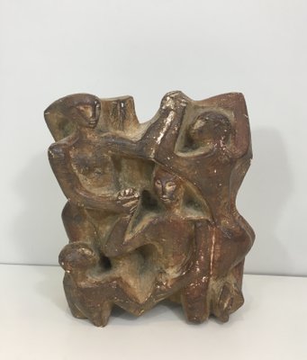 Abstract Plaster Sculpture, 1950s-BA-429715