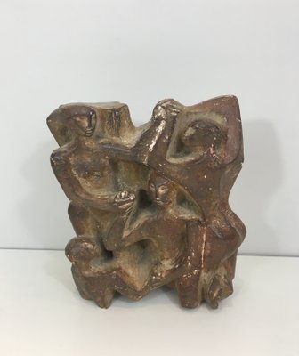 Abstract Plaster Sculpture, 1950s-BA-429715